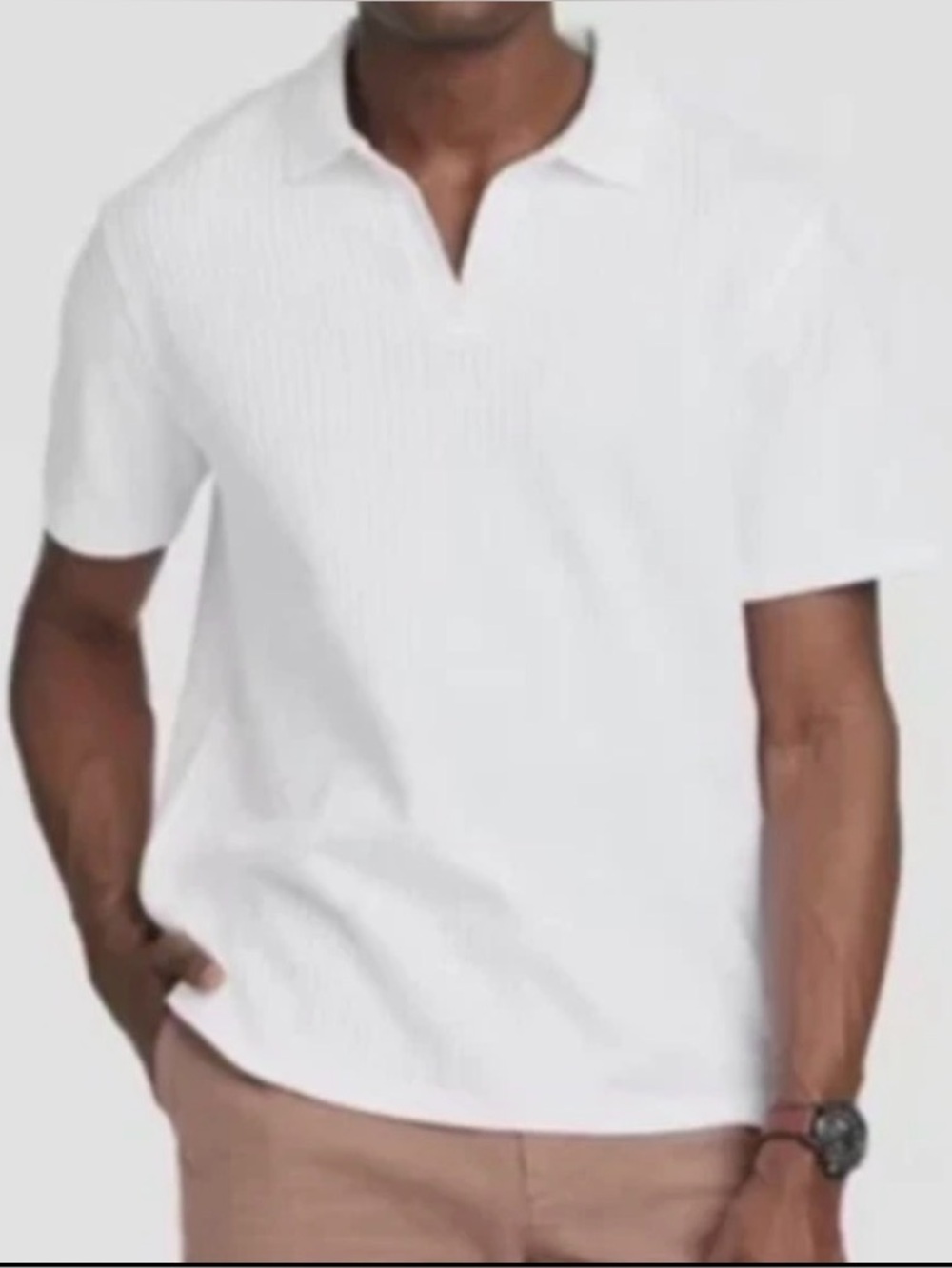 💼 Goodfellow & Co White Short Sleeve Polo